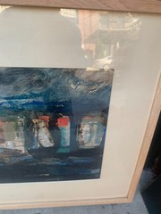 HESKEL JOORY 1925-2015 IRAQI-FRENCH LISTED ABSTRACT PAINTING NORIO AZUMA ESTATE