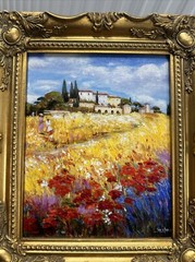 Soo Cho painting Framed South Korean