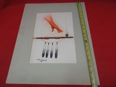 E-JOSHUA-JR-1981-ORIGINAL-NATIVE-AMERICAN-PAINTING „The Offering Of The Pipe“