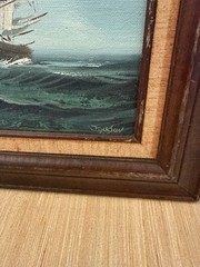 Tall Ship at Sea Nautical Seascape