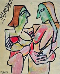 Fernand Léger Signed Cubist Oil Painting on Canvas – French Modern Art