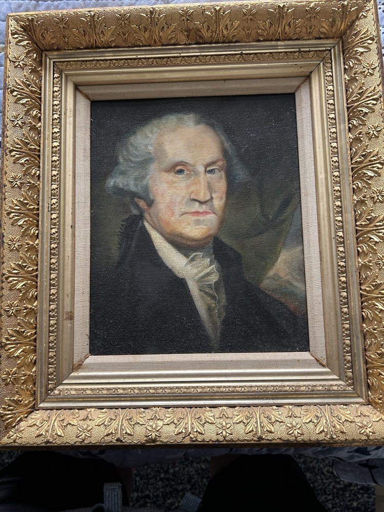 George Washington Portrait Oil Painting 1930’s original work by Clifford Schnepf