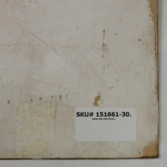Victor Olson (CT,1924-2007) charcoal painting 151661