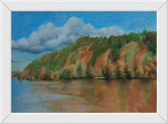 Signed Original Oil Pastel Painting Fine Art