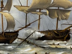 Epic Battle of Quiberon Bay 1759 Admiral Hawke Victory vs French Conflans Fleet