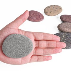 Large Flat River Rocks for Painting 2-3 Inch Smooth River Rock Painting Stones