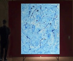 Jackson Pollock ￼style Professional Painting 84”X62” (7 Foot) Abstract Modern XL