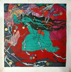 Jiang Tie Feng „Emerald“ 44/300 – Image in Fine Condition, Boarder Has Foxing