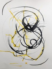 Contemporary Line Art 11×14 Original Minimal Decor by M Isaksen
