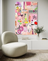 Original Abstract Hand Painted Artwork – Unique, Handmade Paintings 100x70cm