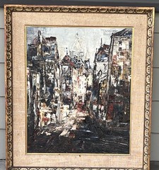 Christophe Charpides Original Oil Painting , Signed – Framed