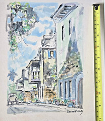 Emmett Fritz Painting From St. Augustine, FL / Alives Street