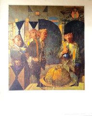 „Survivors“ Holocaust Survivors Art Print by Harvey Breverman 19 1/4″ x 25″