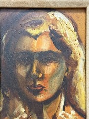 Dot Turner, Texan (1915-1990s) Oil Painting of a Lady Circa 1970s