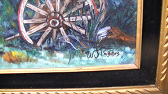 Oil Painting of „Owyhee Mountains Idaho“ 1973 By T.J.Rogers 16″x12″