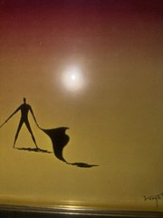 SALVADOR DALI STYLED SURREALISM MINIMALIST ORIGINAL ART VOUGHT BULLFIGHTER