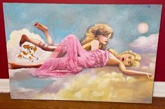 Original Oil Painting On Linen 36×24” Signed Barbara J Koivisto 1999 SoHo NYC