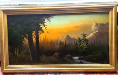 COULTROP „SIERRA SUNSET“ ORIGINAL OIL FROM THE 1920s