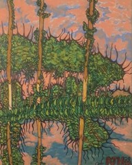 PJH STUDIOS – My Artist Rendition Of CLAUDE MONET – The Oak Trees – ACRYLIC ⭐️