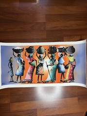 AUTHENTIC African Painting (NOT a Print or a Copy) Original African Art UNFRAMED