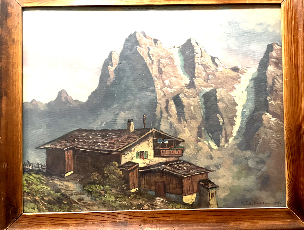 Heinz Edelmann early work MY HOME IN THE ALPS Beatles, Lord of the Rings