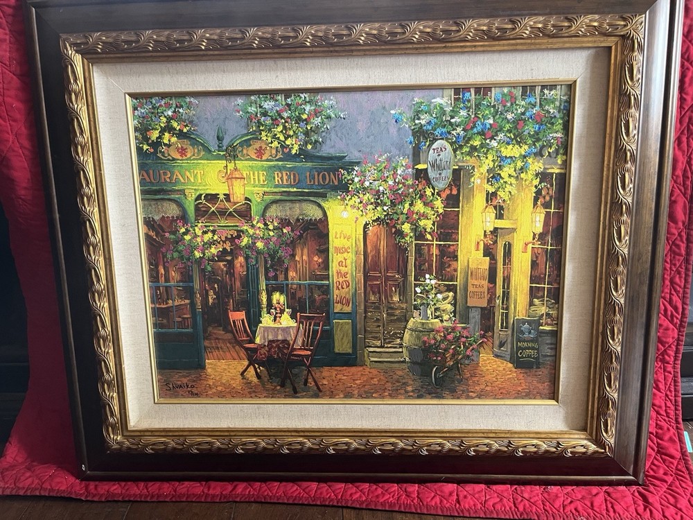 Original Oil Viktor Shvaiko- Red Lion 117/230