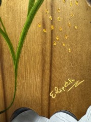 Hand Painted Naked Lillie Lady On Wood Signed ELSPETH OOAK 1/1