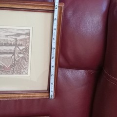 Vtg. Prints Set 3 ~William Faulkler Historic York, Pa. 1985~matted~wood Framed