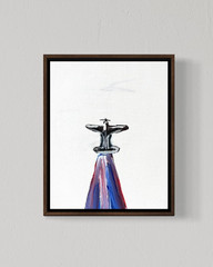 Flight 8×10 Canvas Minimalist Aviation Airplane USA Original Home Decor Wall Art