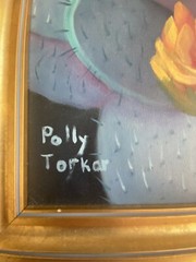 Polly Torkar California Blooming Desert Tucson Cactus Flower Succulent Painting