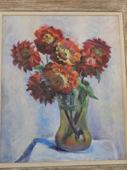 WILLIAM GLACKENS (1870-1938, New York); attributed, STILL LIFE, O/C, Signed WG