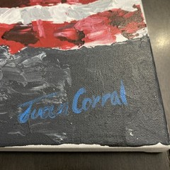 Original Acrylic Painting on canvas 16”x 20” COA Signed By Juan Corral