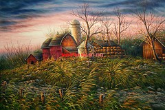 24×36″ (61x92cm)100% hand painted oil flat,Landscape/Mountain/Forest/Lake/Villa