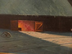 Svend Svendsen (1864-1945) Glowing Nocturne Oil on Canvas Oil Painting