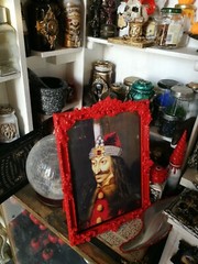 figurative art modern painting frame decorative paint dracula portrait antiques