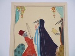 UNIQUE PAINTING ORIGINAL ILLUSTRATION SIGNED MYSTERY ARTIST SNOW WHITE STYLE VTG
