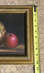 Set Of 3 Vintage Original Erpinest Still Life Oil Paintings 13” X 10.5”