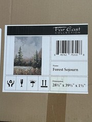 Far East Collection „Forest Sojourn“ Landscape Painting 28.5 x 39.5″