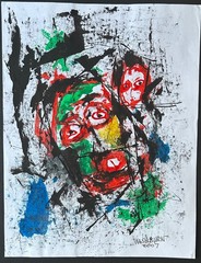 Overload III by William Washburn, 2007. Watercolor, Ink and Acrylic on paper