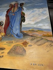 “Gone Forever”- Original Oil Painting, Signed and dated 1980