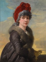 Josef Abel (1764-1818) „Viennese Actress Maria Anna Adamberger“, oil painting