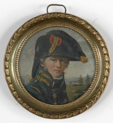Attr. to Marie-Nicolas Ponce-Camus „Napoleonic adjudant-commandant“ c.1813/15(m)