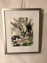 Watercolor Tahoma Glacier Emma L. Martin 17”X21”. C12pix4size&details.MAKE OFFER