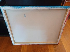 Custom Hand Painted Hello Kitty Acrylic Painting on Canvas