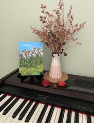 Mountains Oil Painting Original Mount Rainier National Park Small Wall Art 5″x7″
