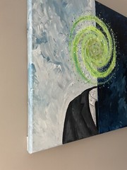 Ana Tinsky’s Acrylic On Canvas Handmade Painting Original INFINITY 12“x12“