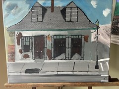 15×20 Acrylic On Canvas. Original Signed By Artist 2025 Lafitte’s New Orleans