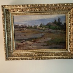 Lesley (Elizabeth) Jackson 1899 American Impressionist Landscape Oil Painting