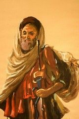 2 Henry James Soulen Arab Sheikh Signed on paper 22 by 15 inches