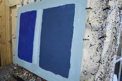 Mark Rothko Style Giant Canvas Painting 84”X62” (7 Foot) Abstract Modern XL XXL